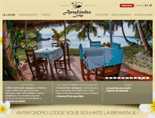 Tablet Screenshot of antafondrolodge-madagascar.com